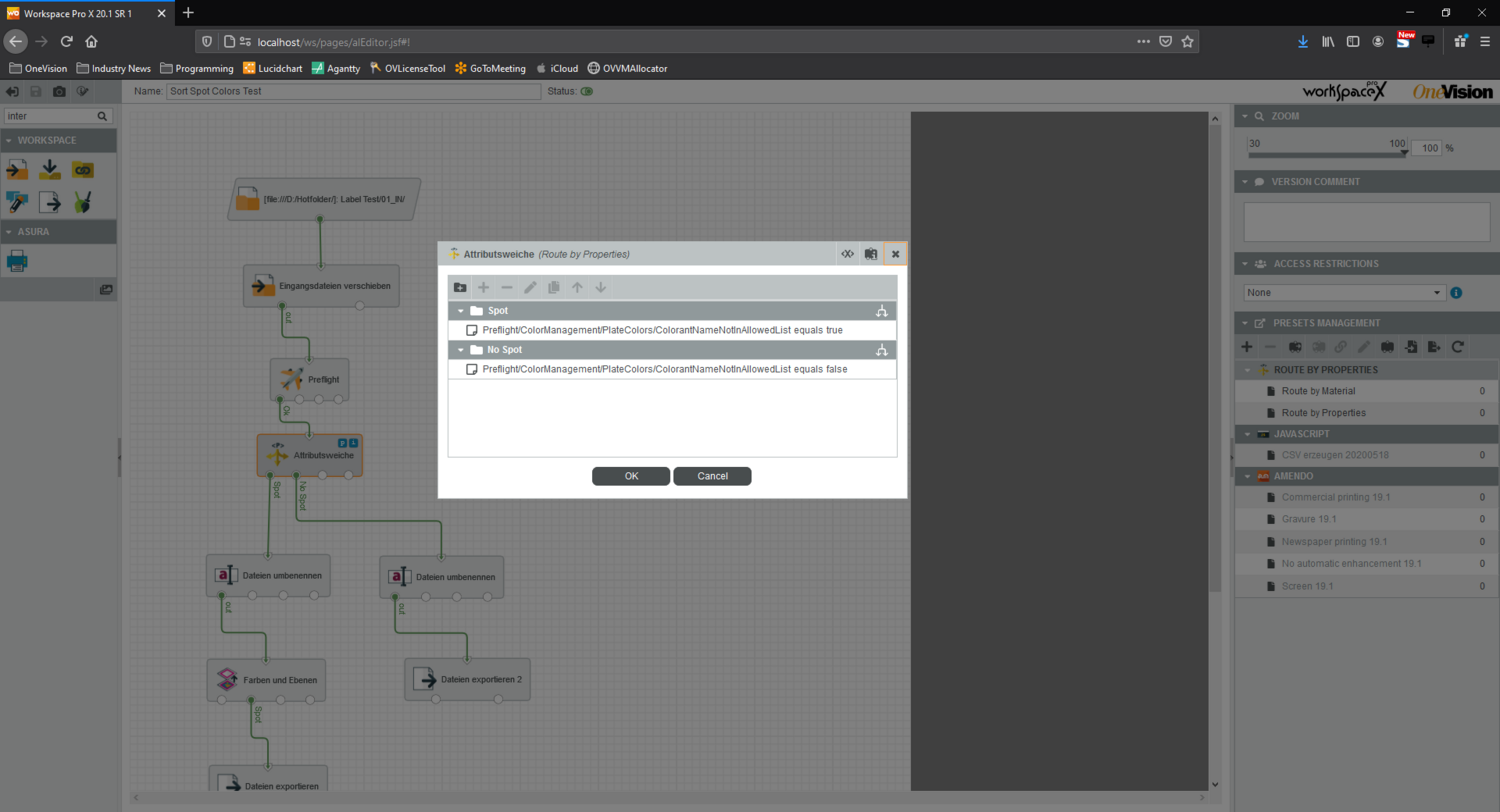 print workflow software user interface